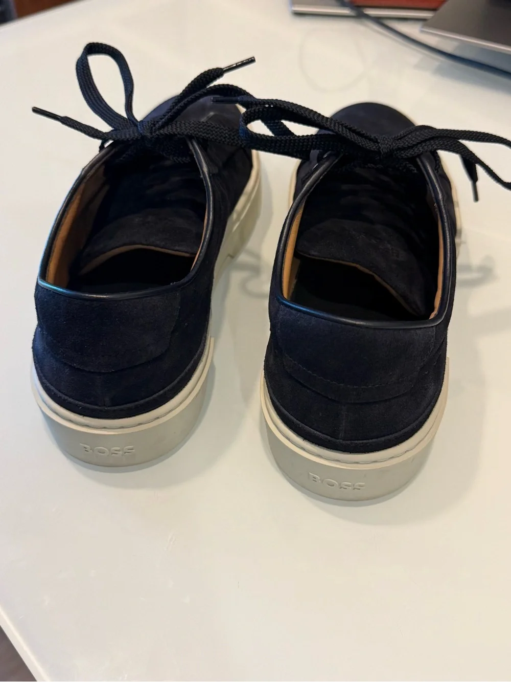 BOSS Men's Gary Suede Low-Top Sneaker